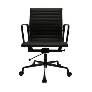 POPfurniture POP Bürostuhl EA 117 Premium Schwarzes Untergestell