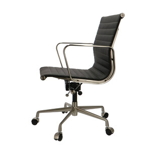 POPfurniture POP Kontorstol EA 117 Premium Børstet Aluminium