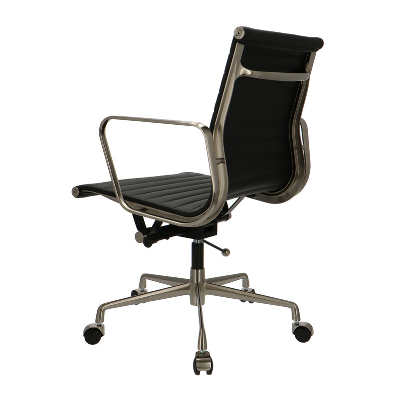 POPfurniture POP Office Chair EA 117 Premium Brushed Steel