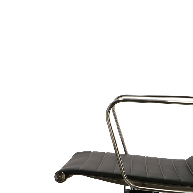 POPfurniture Chaise De Bureau POP EA 117 Premium Noir Aluminium