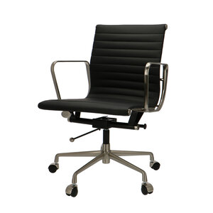 POPfurniture POP Kontorstol EA 117 Premium Børstet Aluminium