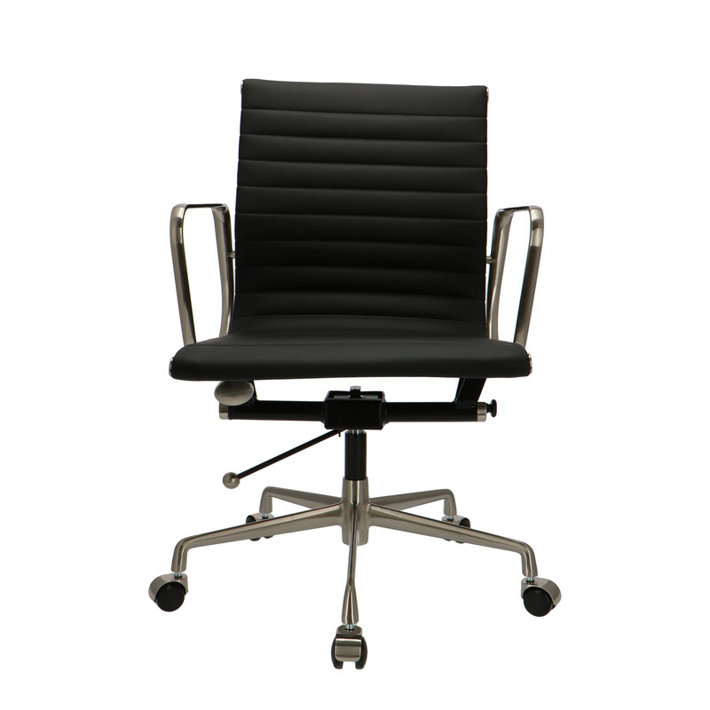 POPfurniture POP Office Chair EA 117 Premium Brushed Steel
