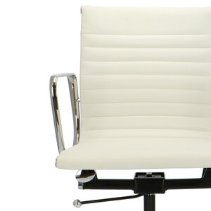 POPfurniture POP Bürostuhl EA 117 Weiß Leder