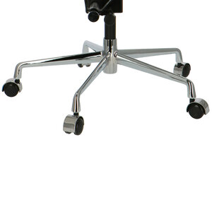 POPfurniture POP Office Chair EA 117 White Leather