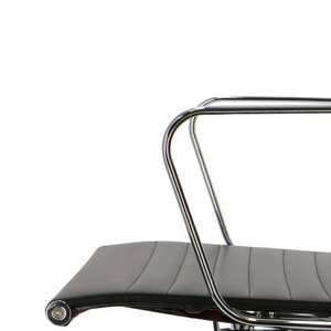 POPfurniture POP Kontorsstol EA 119 Svart Läder