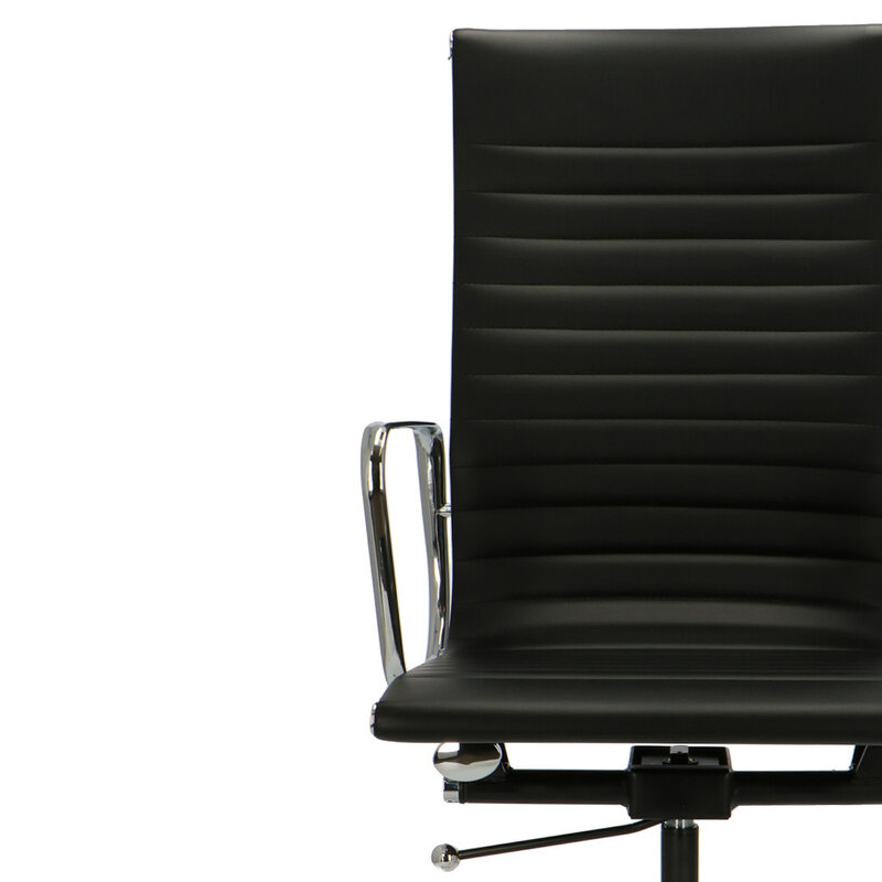 POPfurniture POP Office Chair EA 119 Black Skai