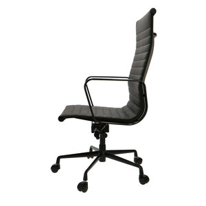 POPfurniture POP Kontorsstol EA 119 Premium Svart Aluminium