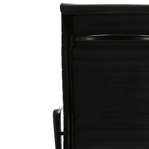 POPfurniture POP Kontorsstol EA 119 Premium Svart Aluminium