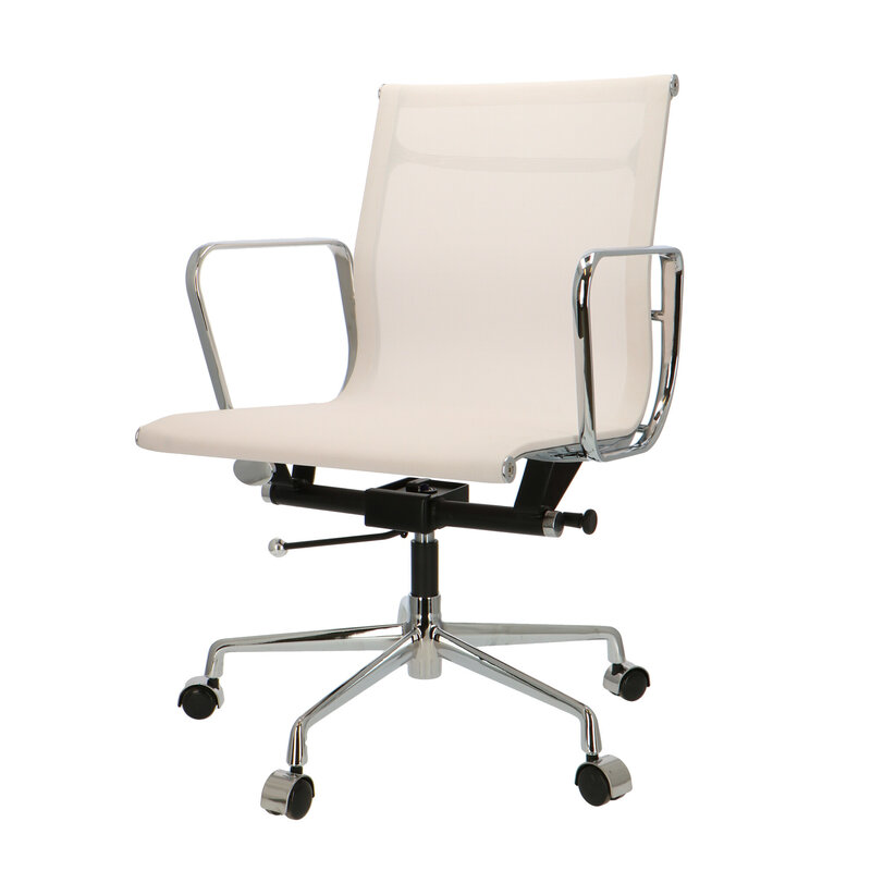 POPfurniture POP Office Chair EA 117 White Mesh