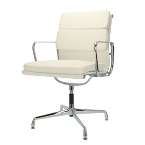 POPfurniture POP Kontorsstol EA 208 Vit Läder