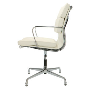 POPfurniture POP Kontorsstol EA 208 Vit Läder