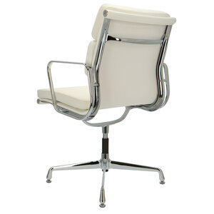 POPfurniture POP Office chair EA 208 White Leather