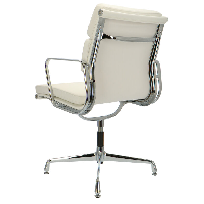 POPfurniture POP Office chair EA 208 White Leather