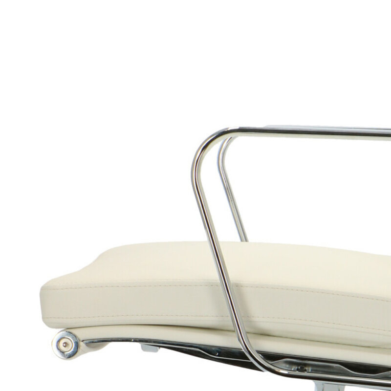 POPfurniture POP Kontorsstol EA 208 Vit Läder