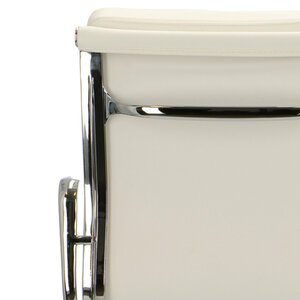 POPfurniture POP Office chair EA 208 White Leather