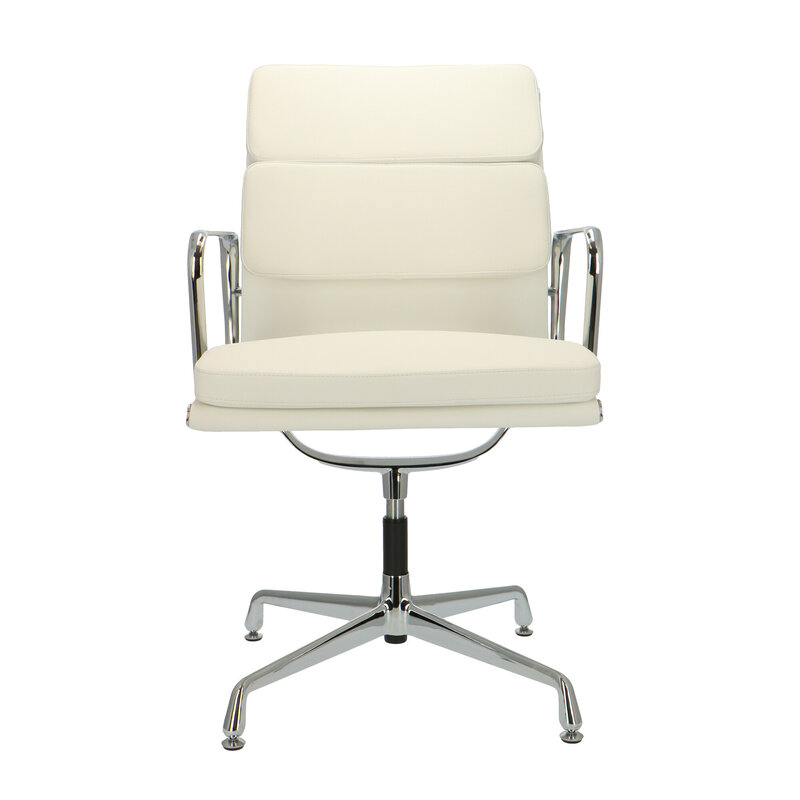 POPfurniture POP Bürostuhl EA 208 Weiß Leder