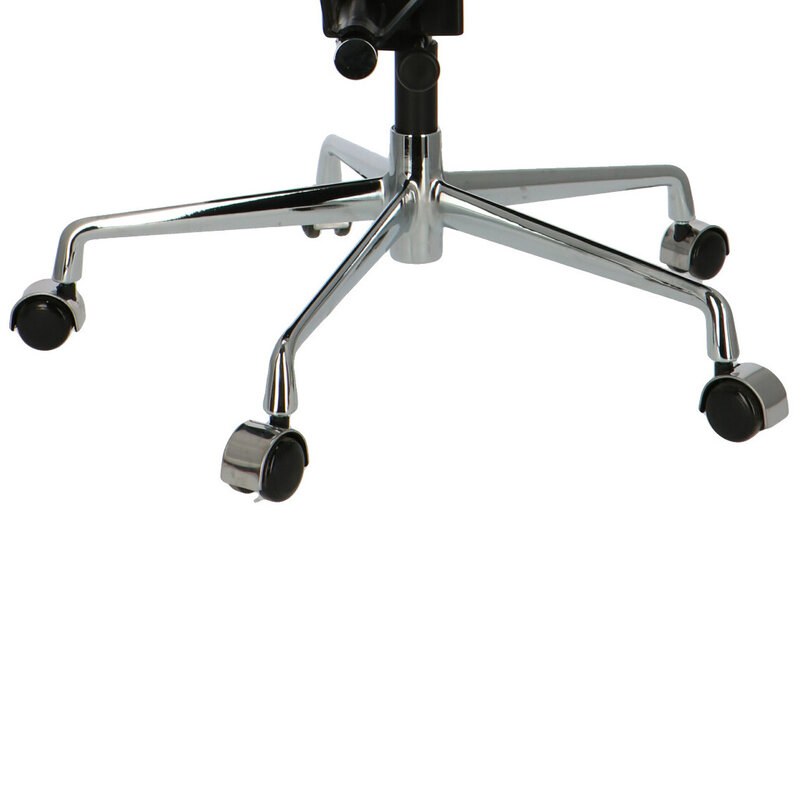 POPfurniture POP Bürostuhl EA 217 Schwarz Leder