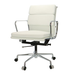 POPfurniture POP Bürostuhl EA 217 Weiß Leder