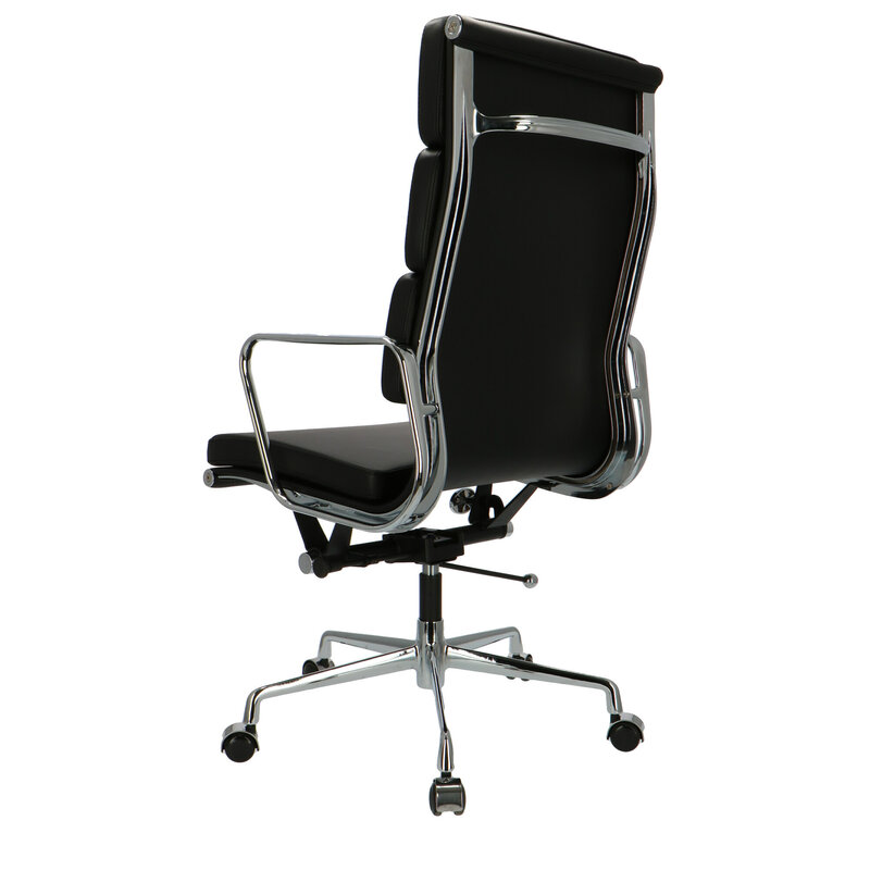 POPfurniture POP Kontorstol EA 219 Sort Læder