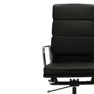 POPfurniture POP Kontorsstol EA 219 Svart Läder