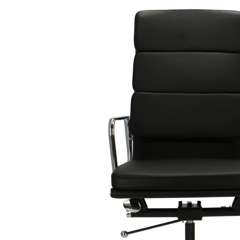 POPfurniture POP Kontorsstol EA 219 Svart Läder