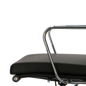 POPfurniture POP Office Chair EA 219 Black Leather