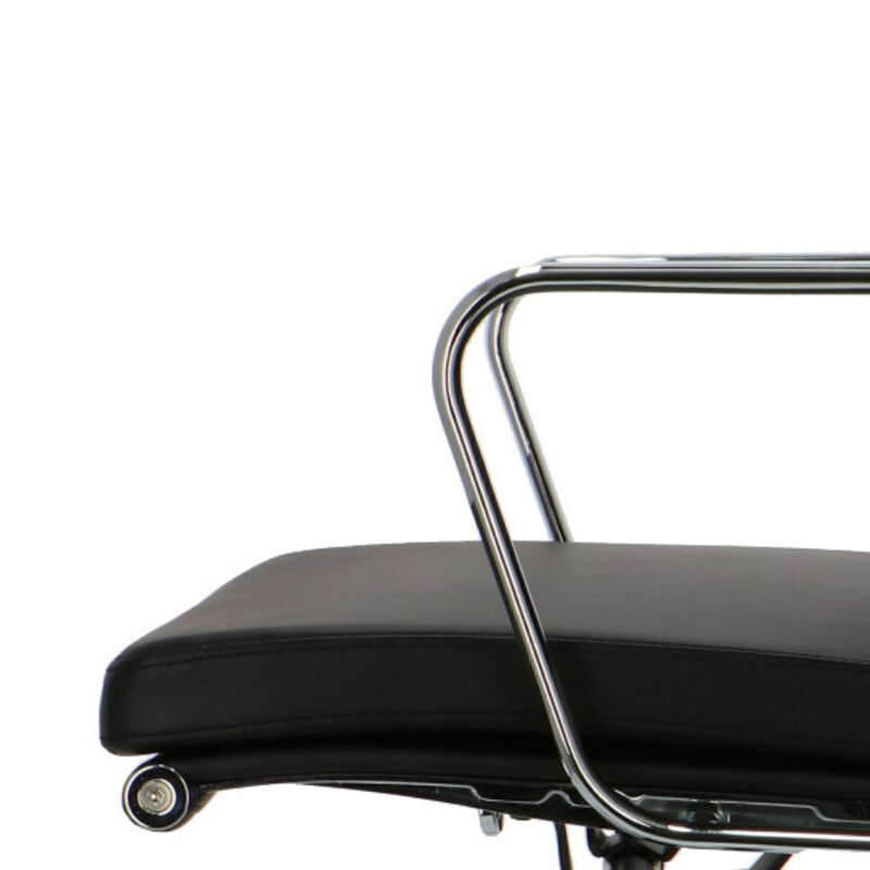 POPfurniture POP Kontorstol EA 219 Sort Læder