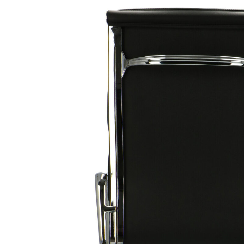 POPfurniture POP Office Chair EA 219 Black Leather