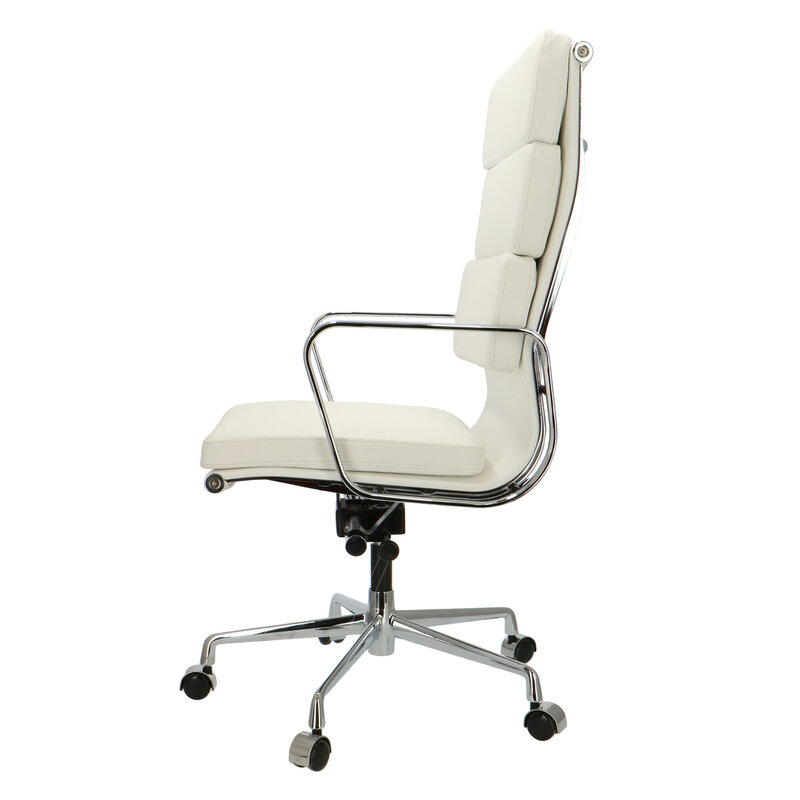 POPfurniture POP Bürostuhl EA 219 Weiß Leder