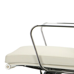 POPfurniture POP Office Chair EA 219 White Leather