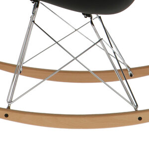 POPfurniture POP Schaukelstuhl RAR Schwarz