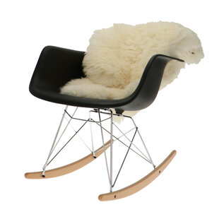 POPfurniture Chaise à bascule POP RAR Noir