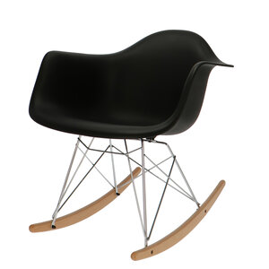 POPfurniture POP Schaukelstuhl RAR Schwarz