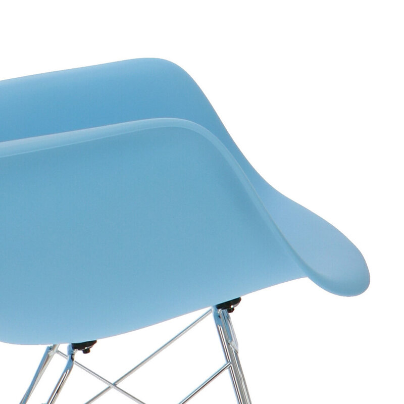 POPfurniture Chaise à bascule POP RAR Bleu