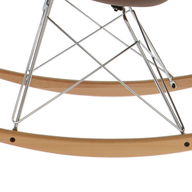 POPfurniture Chaise à bascule POP RAR Marron