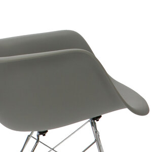 POPfurniture Chaise à bascule POP RAR Gris