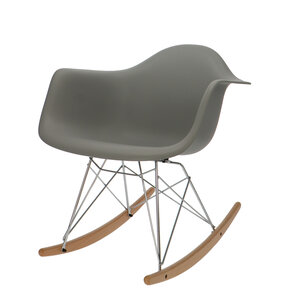 POPfurniture Chaise à bascule POP RAR Gris