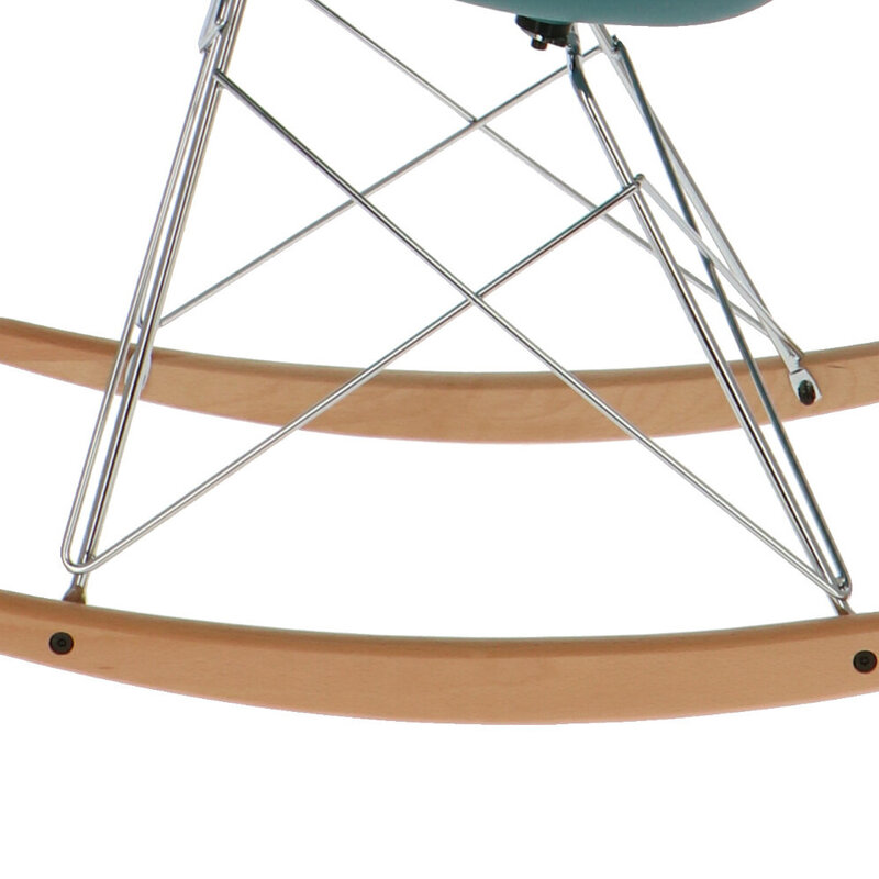 POPfurniture Chaise à bascule POP RAR Bleu Petrole