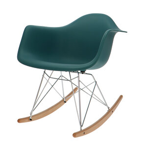 POPfurniture POP Schaukelstuhl RAR Petrolblau