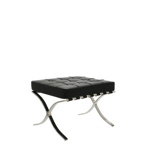 Barcelona chair Barcelona Chair Ottoman Svart