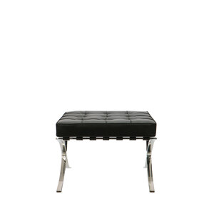 Barcelona chair Barcelona Chair Ottoman Sort