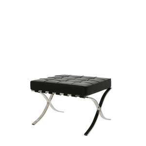 Barcelona chair Barcelona Chair Ottoman Sort