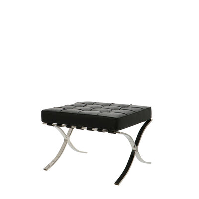 Barcelona Chair Ottoman Sort