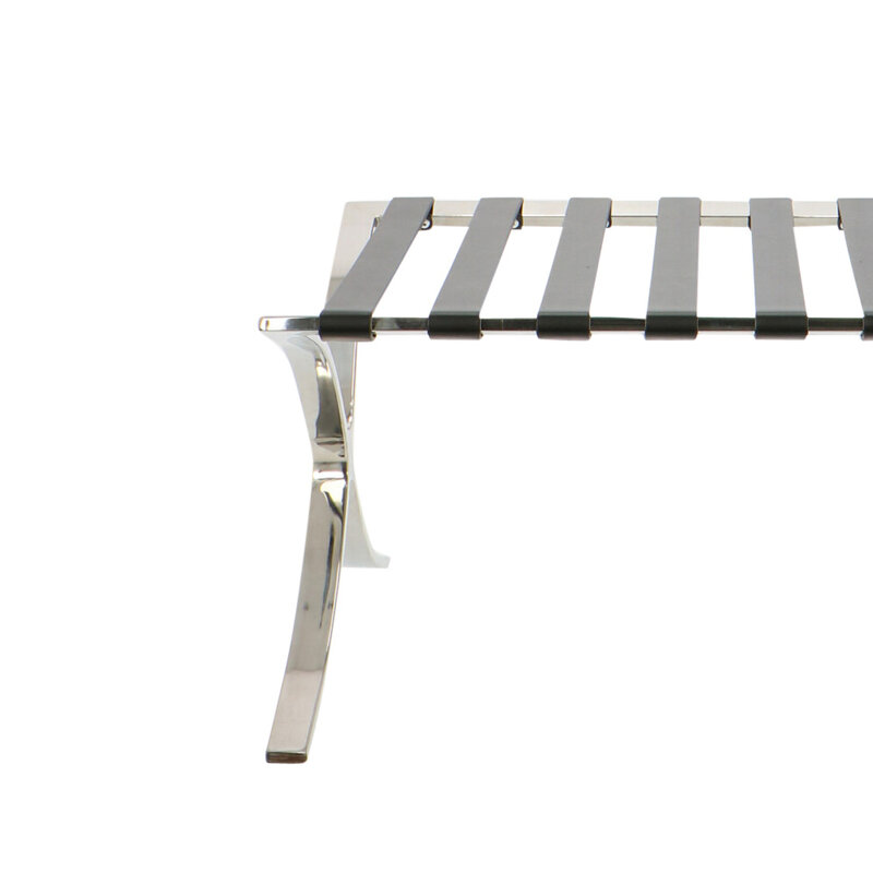 Barcelona chair Chaise Barcelona Ottoman Noir