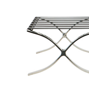 Barcelona chair Chaise Barcelona Ottoman Noir