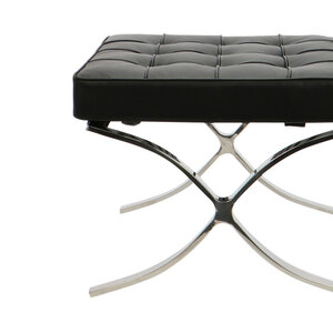Barcelona chair Barcelona Chair Ottoman Schwarz