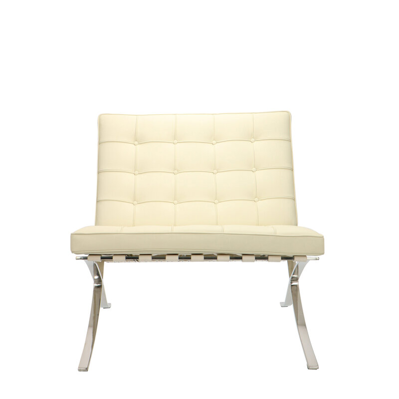 Barcelona chair Chaise Barcelona Premium Crème
