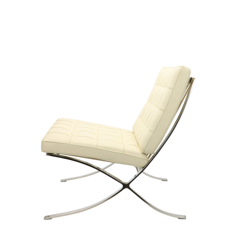 Barcelona chair Chaise Barcelona Premium Crème