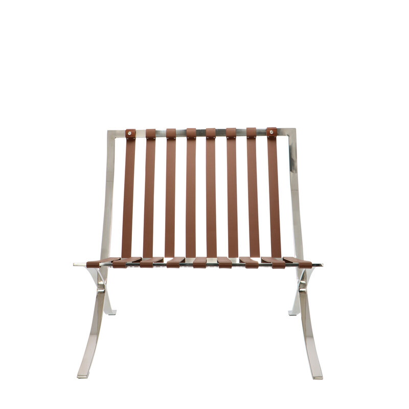 Barcelona chair Chaise Barcelona Premium Cognac