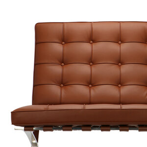 Barcelona chair Chaise Barcelona Premium Cognac
